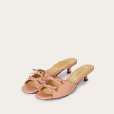 Harper Slides, apricot gloss